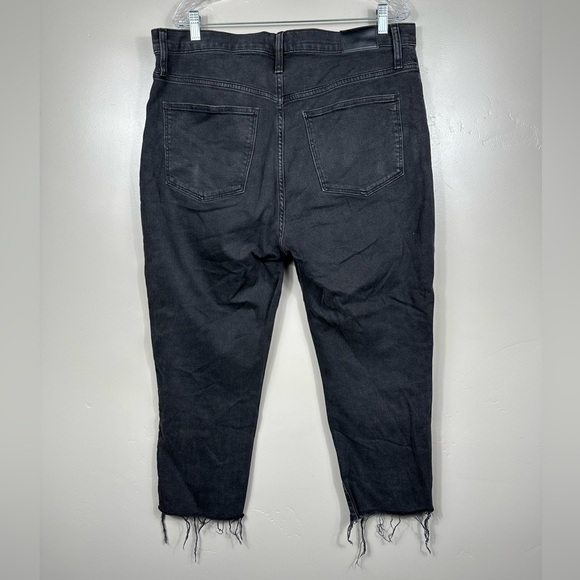 Madewell The High-Rise Slim Boyjean in Lunar Wash Black Size 32 - Picture 4 of 7